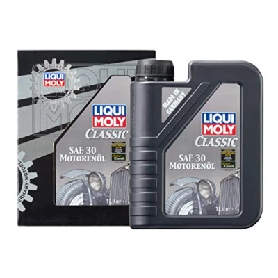 Afbeelding van LIQUI MOLY Motorolie Classic SAE 30 (1L) MOLY, Viscositeit klasse SAE: 30W, 1.0, L, u.a. für Citroën, Triumph, MG