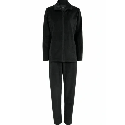 Afbeelding van Decoy Velour HJEM Pyjama, Dames, Maat: Small, Black