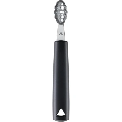 Afbeelding van Triangle Pommes Noisette Boor Ovaal 18 mm Scherp en Veelzijdig RVS met Kunststof Handvat