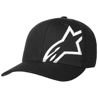 Afbeelding van Alpinestars, Corp Shift 2 Flexfit, Baseball Pet, Zwart Wit, 23X, Mens