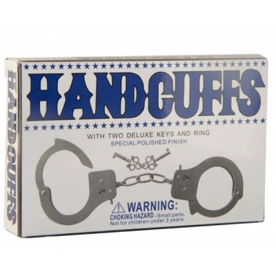 Afbeelding van Large Metal Handcuffs with Keys Handboeien NMC