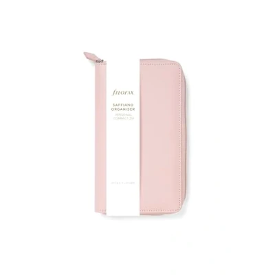 Afbeelding van Filofax Personal Compact Zip Saffiano organizer Blush