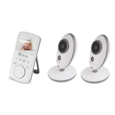 Afbeelding van Lionelo BABYLINE 5.1 Beeldbabyfoon met 2 Camera&#039;s LOC WHITE