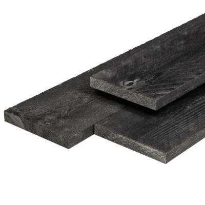 Afbeelding van Plank douglas zwart geimpregneerd 1,6x14,0x180 cm Tuindeco