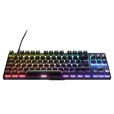 Afbeelding van SteelSeries Apex 9 TKL Mechanical Gaming Keyboard Optische schakelaars 2 puntsactivering Esports Tenkeyless structuurfactor Hotswappable Nordic (QWERTY) indeling, Compact (TKL)