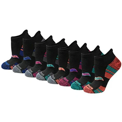 Afbeelding van Saucony Hardloopsokken voor dames (8 stuks), Verschillende donkere kleuren paar), 40