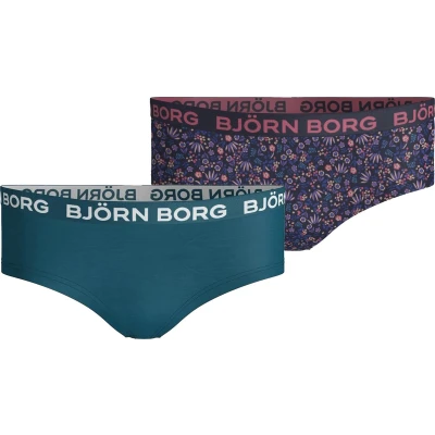 Afbeelding van Bjorn Borg Meisjes Hipster 2p Tiny Flowers Maat 122 128 Vrouwen