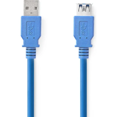 Afbeelding van USB verlengkabel 1 meter 3.0 (100% koper)