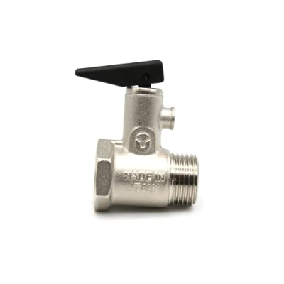 Afbeelding van DOJA Barcelona Thermo veiligheidsventiel Ontluchtingsventiel radiator 1/2&quot; buitendraad binnendraad met hendel 8,5 ± 0,5 bar Klep voor elektrische boiler, verwarming
