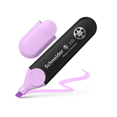 Afbeelding van 10x Tekstmarker Schneider Job pastel kleur lavendel