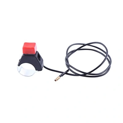 Afbeelding van Qiilu motorfiets schakelaar, universele quad crossmotor stop kill tuimelschakelaar knop geschikt voor 22 mm stuur 49cc