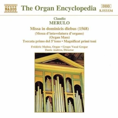 Afbeelding van Merulo: Missa in dominicis diebus / Munoz, Andreo, et al