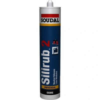 Afbeelding van Soudal Silirub 2 Siliconenkit Lichtbruin 300 ml 102419