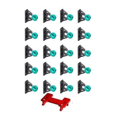 Afbeelding van 20x Knop Fix Type 2 Beugel Marker Guide Kit Aansluiten 90º Graden Panelen
