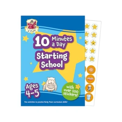 Afbeelding van CGP Reception Activity Books and Cards New 10 Minutes a Day Starting School for Ages 4 5 (with over 100 stickers)