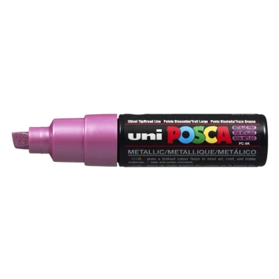 Afbeelding van Uni ball Paint Marker op waterbasis Posca PC 8K roze metaal