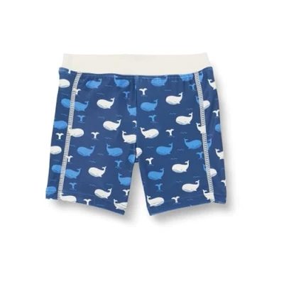 Afbeelding van Playshoes Zwembroek voor jongens, uv bescherming, zwembroek, zwemshort, zwemkleding, short walvis, 110 116