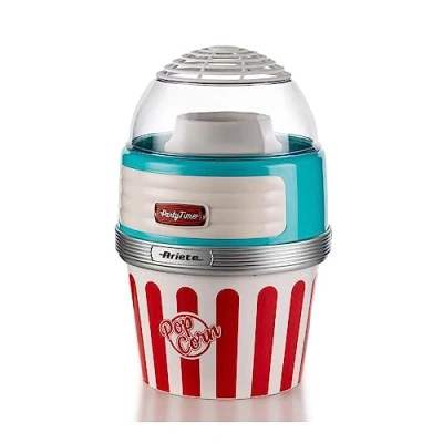 Afbeelding van Ariete 2957/01 50&#039;s Style Popcornmachine 1100 Watt Bereidingstijd: 60 gram in 2 min blauw