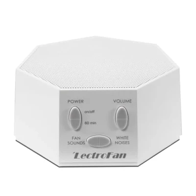 Afbeelding van LectroFan ASM1007 G wit ruisapparaat met ventilatorgeluiden en slaaptimer (wit)