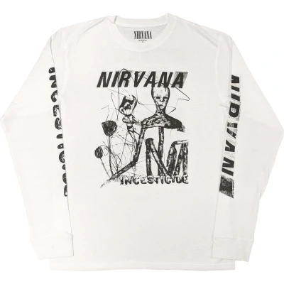 Afbeelding van Nirvana Incesticide Longsleeve shirt L Wit