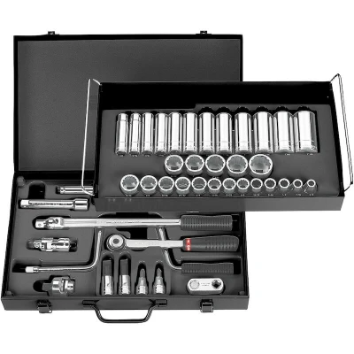Afbeelding van Facom set van korte en lange 12 kantdoppen 3/8&quot; tot 1&quot;1/4 S.450UP