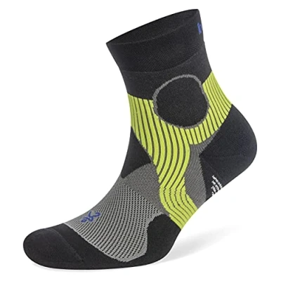 Afbeelding van Balega Athletic Running Support Quarter Sokken Unisex Lichtgrijs/ Zwart XL