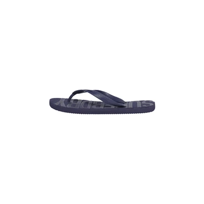 Afbeelding van Superdry Mannen Core Logo Teenslippers Blauw Grootte: 12 13