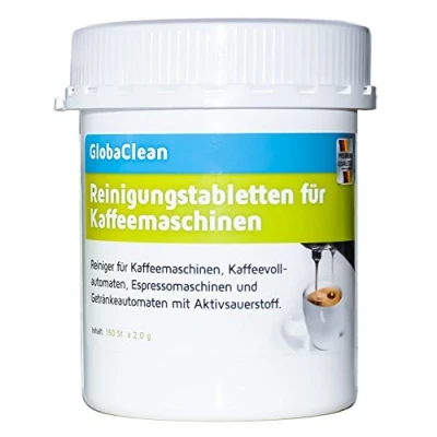 Afbeelding van Reinigingstabletten voor volautomatische koffiemachines, 150 tabletten van elk 2 g, compatibel met Jura Siemens Bosch Krups WMF Saeco Melitta reinigingstabs