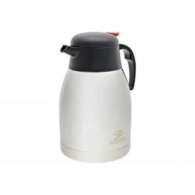 Afbeelding van Meyerhoff thermoskan / isoleerkan met drukknop 1.5L RVS zwart