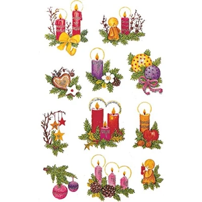 Afbeelding van Avery 4050, Papier, Meerkleurig, Bloemenmotief, Glans, Permanent, Kerstmis