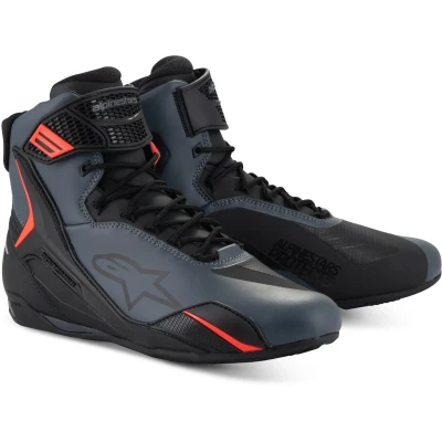 Afbeelding van Alpinestars Faster 4 Motorschoenen, zwart grijs rood, afmeting 42 voor man