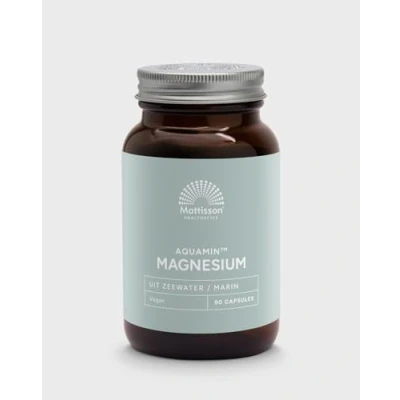 Afbeelding van Mattisson HealthStyle Vegan Aquamin Magnesium Capsules 90VCP