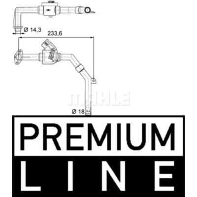 Afbeelding van MAHLE ORIGINAL CV 9 000P Regelklep koelvloestof