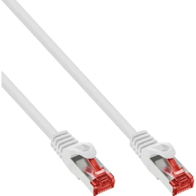 Afbeelding van InLine® Patchkabel, S STP/PiMF, Cat. 6, wit, 0.5m InLine