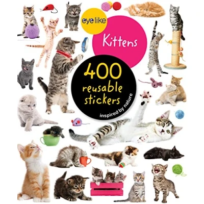 Afbeelding van Eyelike Stickers: Kittens: 400 Reusable Stickers