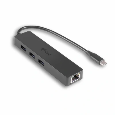 Afbeelding van I tec C31GL3SLIM USB 3.0 (3.1 Gen 1) Type C 5000Mbit/s Zwart hub &amp; concentrator