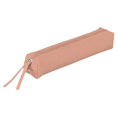 Afbeelding van Clairefontaine 410157C Etui Slim, van lamsleer, 19,5 x 2,5 4 cm, 1 stuk, koraal