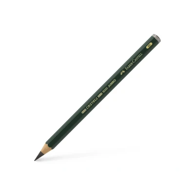 Afbeelding van 6x Potlood Faber Castell 9000 Jumbo 6B