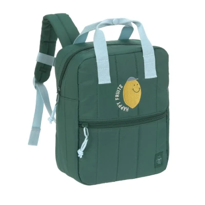 Afbeelding van Lässig, Kleutertas, Rucksack Mini Square Little Gang, Lemon / Dark green, Groen