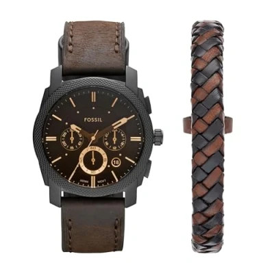 Afbeelding van Fossil horloge FS5251SET Machine zwart