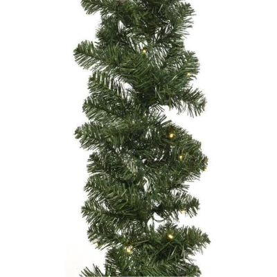 Afbeelding van Svenska Living Kerstslinger guirlande met verlichting 270 ml