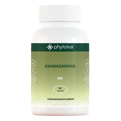 Afbeelding van Stress Relief Ashwagandha 60 Capsules, 300mg Pure Adaptogeen Supplement voor Angst, Ontspanning &amp; Stemmingsondersteuning