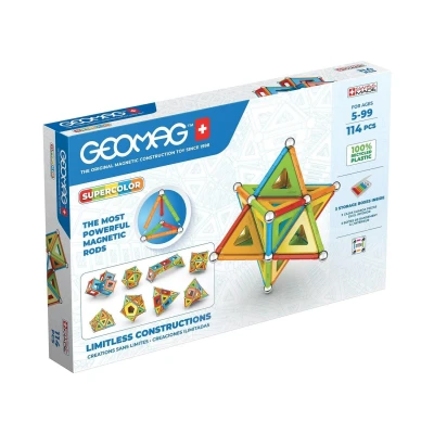 Afbeelding van Geomag Super Color Recycled 114 delig multicolor