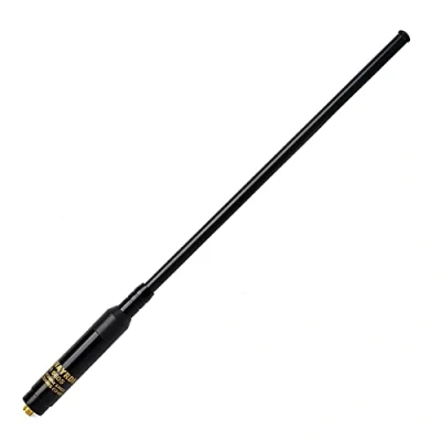 Afbeelding van TWAYRADIO 2 weg radio handantenne, dual band VHF UHF telescopische SMA vrouwelijke antenne, compatibel met Baofeng UV 5R 82 888S BF F8HP GT 3 KENWOOD Retevis TYT Ham amateur Walkie Talkie