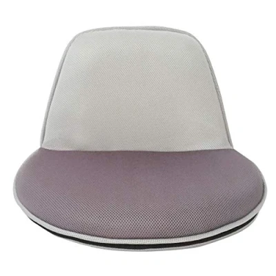Afbeelding van Rebecca Mobili Yogastoelen, Meditatiestoel, Polyester, Grijs, RElaxlezen, Woonkamer Slaapkamer Afmetingen: 44 x 52 50 cm (HxBxD) Art. KONING 6384