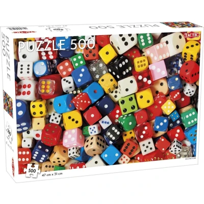 Afbeelding van Puzzel Dices Pattern 500 Stukjes