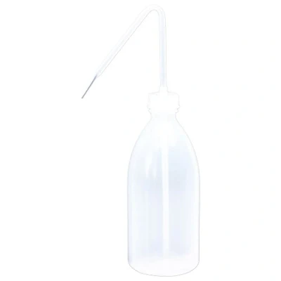 Afbeelding van hünersdorff Spuitfles 500 ml, LD PE, geschikt voor levensmiddelen, bijzonder fijne dosering, met stabiele spuitbuis, keuken, laboratorium of hobby, transparant