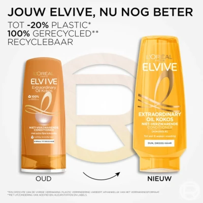 Afbeelding van 3x L&#039;Oréal Elvive Extraordinary Oil Conditioner Kokos 200 ml