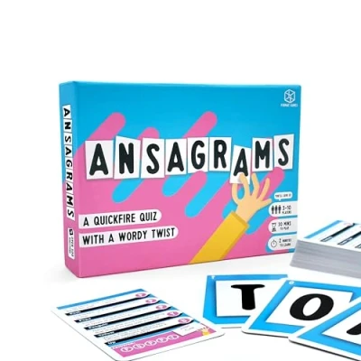 Afbeelding van Format Games Ansagrammen Kaartspel van TV &amp; Radio Personality Matt Edmondson een Quick Fire Quiz met Wordy Twist 3 Spelers + Gemiddelde speeltijd 30 60 minuten
