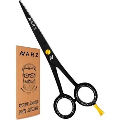 Afbeelding van Professionele haarschaar, premium kappersschaar van roestvrij staal, veilig ontwerp, veelzijdig bruikbaar, voor het knippen haar